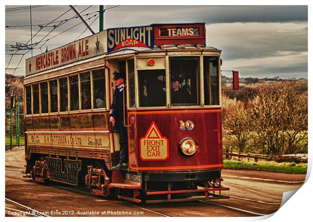 beamish tram Print by Liam Ellis