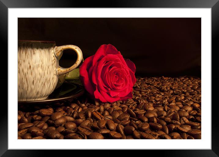 Love Coffee 2 Framed Mounted Print by Daves Photography