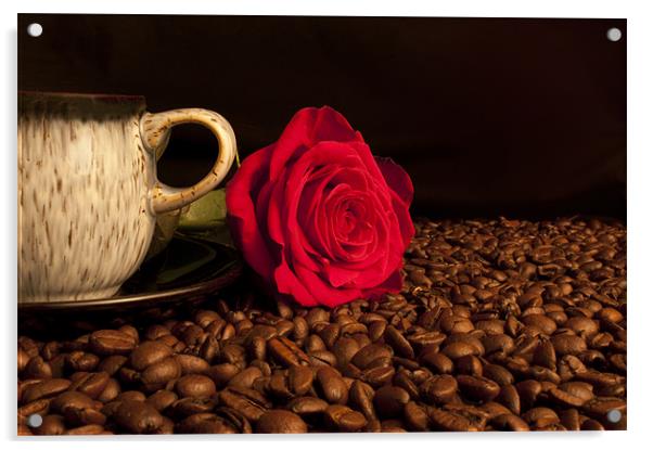 Love Coffee 2 Acrylic by Daves Photography