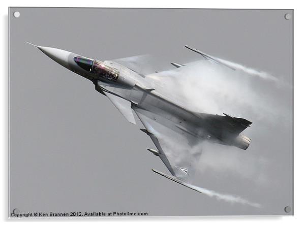 Saab JAS39 Gripen Acrylic by Oxon Images