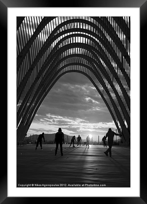 Urban dancers 3 Framed Mounted Print by Alfani Photography