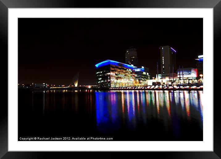 Salford Quays Framed Mounted Print by Rachael Hood