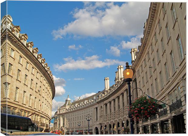 London Regent Street Canvas Print by Clive Eariss