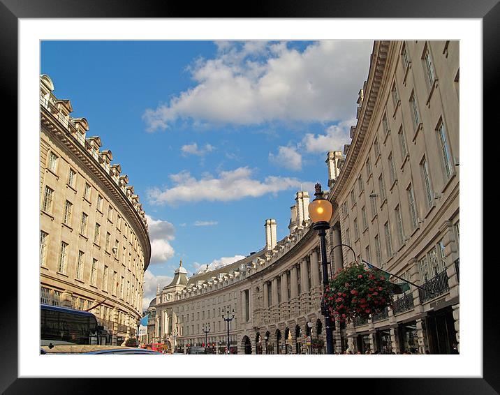 London Regent Street Framed Mounted Print by Clive Eariss