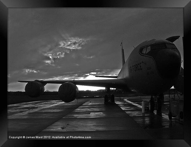 Ready and waiting Framed Print by James Ward