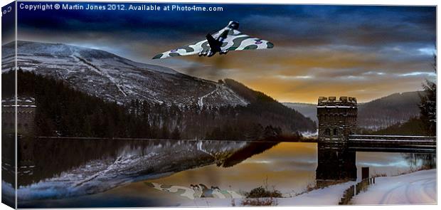 Vulcan Thunder over Howden Canvas Print by K7 Photography