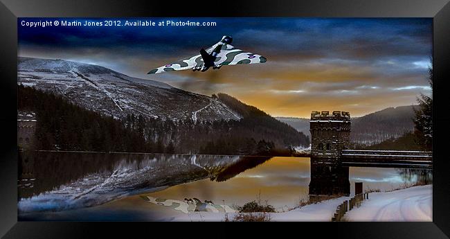Vulcan Thunder over Howden Framed Print by K7 Photography