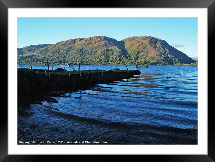 At Airds Bay 2 Framed Mounted Print by Steven Watson