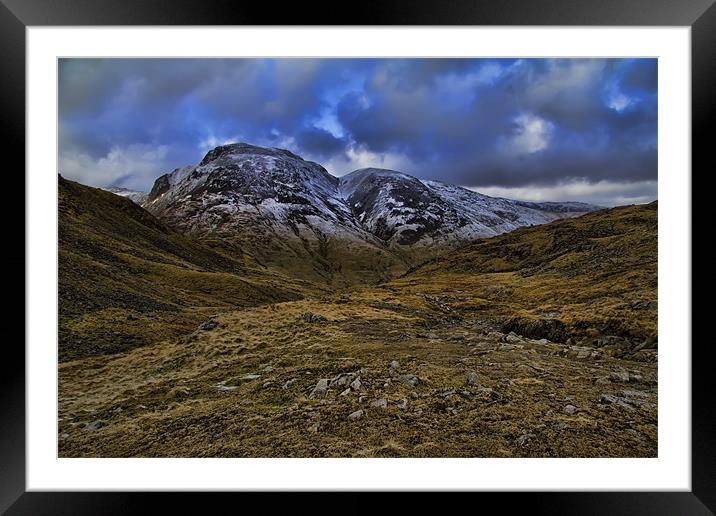 Great Gable Framed Mounted Print by Northeast Images