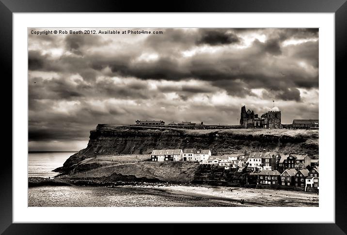 'Towards The Abbey' Framed Mounted Print by Rob Booth