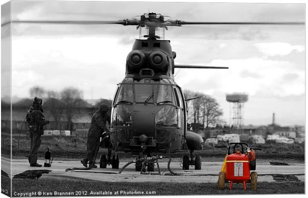 Puma refuelling Canvas Print by Oxon Images