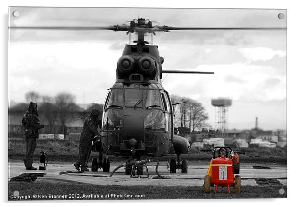 Puma refuelling Acrylic by Oxon Images