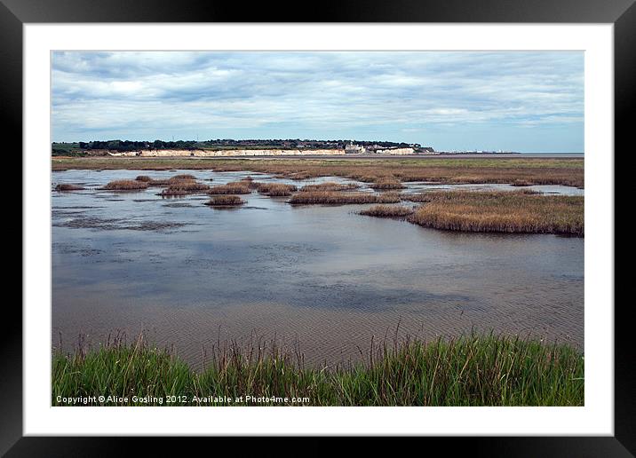 Pegwell Bay Framed Mounted Print by Alice Gosling