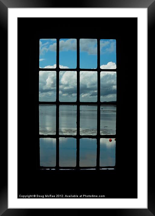 Sea view Framed Mounted Print by Doug McRae