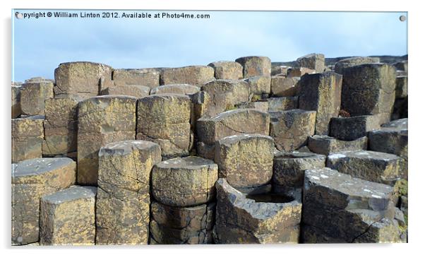The Giants causeway Acrylic by William Linton