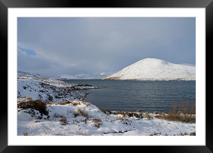 Winter Snow Scene Scotland Framed Mounted Print by Jacqi Elmslie