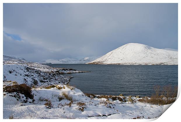 Winter Snow Scene Scotland Print by Jacqi Elmslie