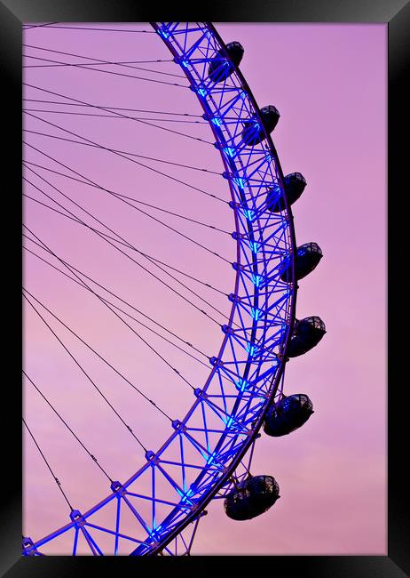 The London Eye Framed Print by David Pyatt