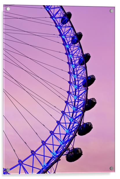 The London Eye Acrylic by David Pyatt