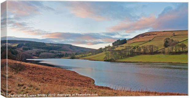 Derwent Waters Canvas Print by Elaine Whitby