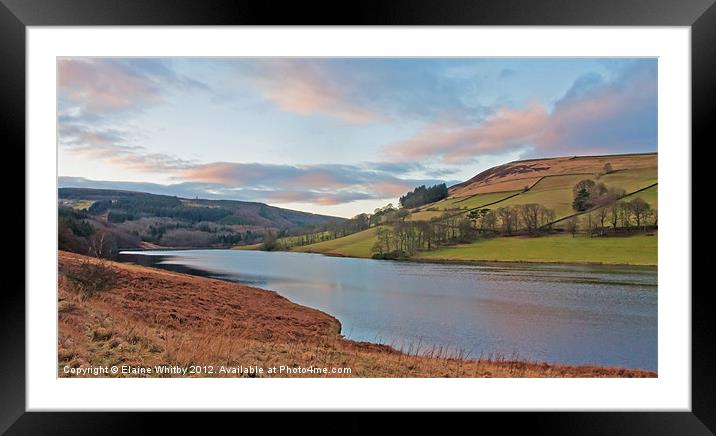 Derwent Waters Framed Mounted Print by Elaine Whitby