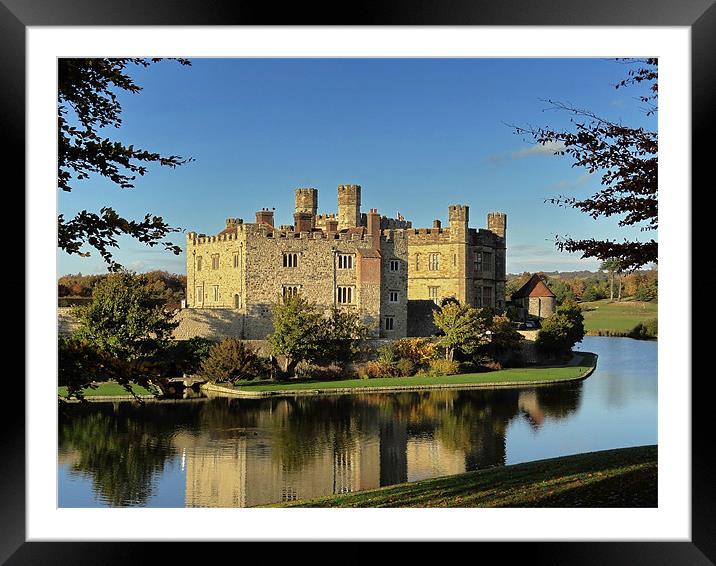Leeds Castle Framed Mounted Print by Phil Clements