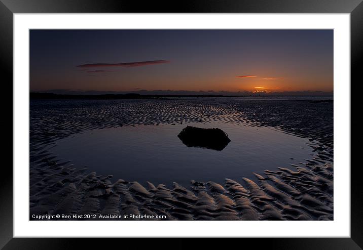 Sunrise at monifieth Framed Mounted Print by Ben Hirst