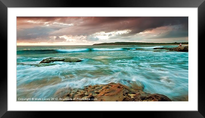 Lonesome Framed Mounted Print by Mark Lucey
