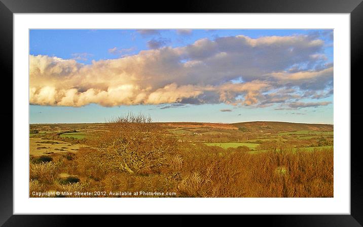 Clouds Framed Mounted Print by Mike Streeter