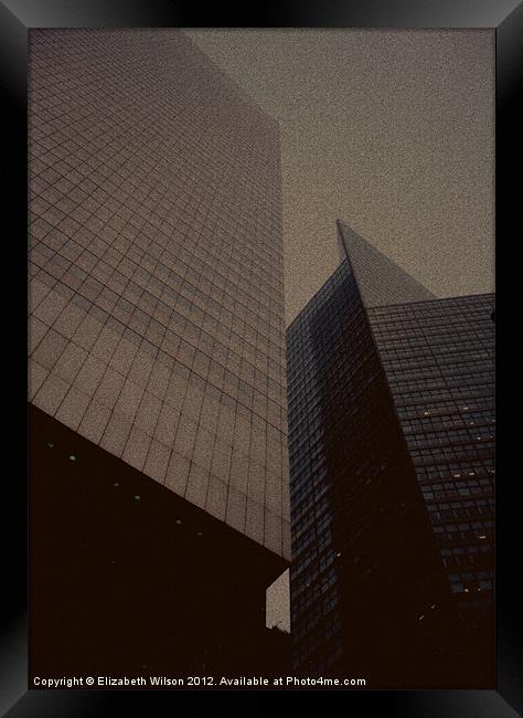 New York Skyscrapers #1 Framed Print by Elizabeth Wilson-Stephen