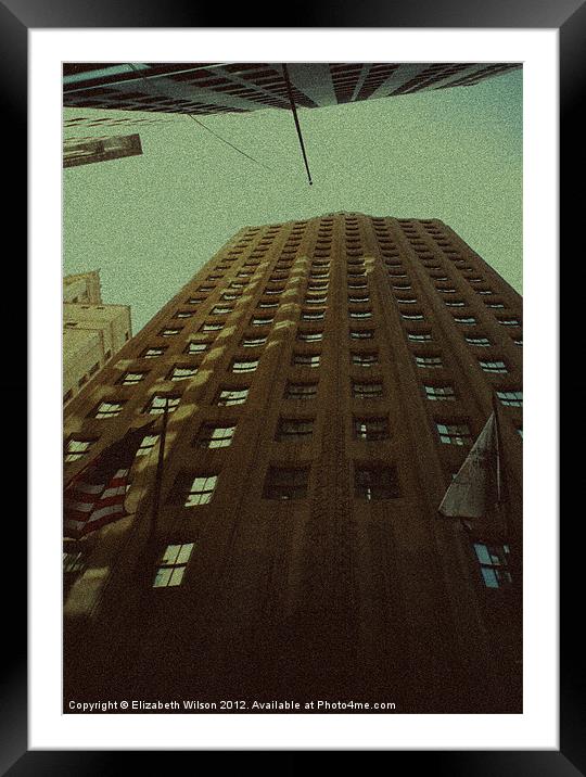 New York Skyscrapers #3 Framed Mounted Print by Elizabeth Wilson-Stephen