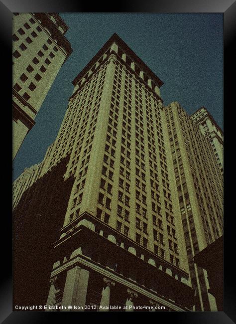 New York Skyscrapers #4 Framed Print by Elizabeth Wilson-Stephen