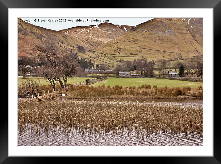 Hartsop - Lake District Framed Mounted Print by Trevor Kersley RIP