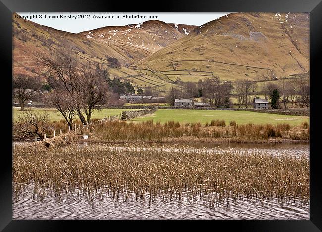 Hartsop - Lake District Framed Print by Trevor Kersley RIP