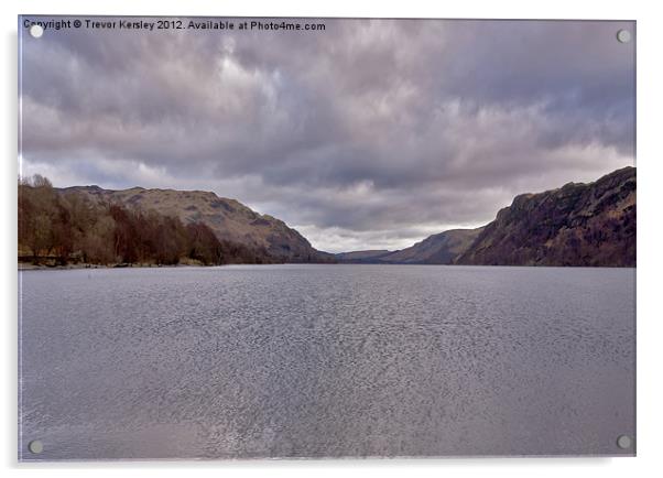 Ullswater - Lake District Acrylic by Trevor Kersley RIP