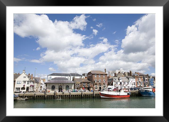 Weymouth harbour Framed Mounted Print by Ian Middleton