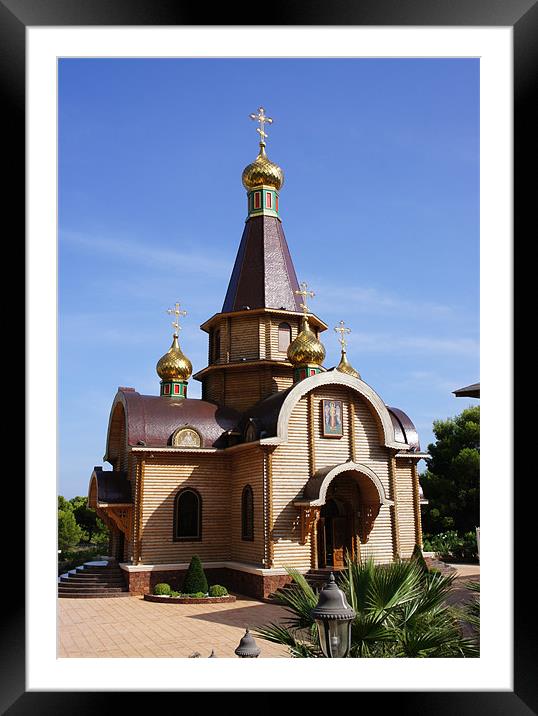 The Church of San Miguel Framed Mounted Print by Jacqui Kilcoyne