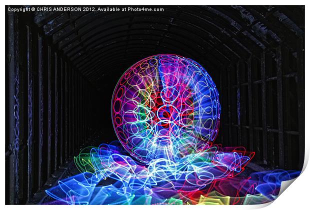 Orb home Print by CHRIS ANDERSON
