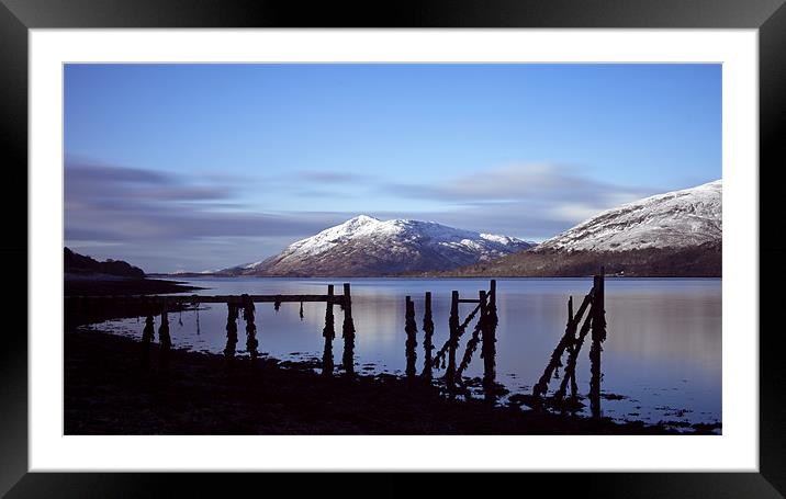 Fort William Jetty Framed Mounted Print by Nick English