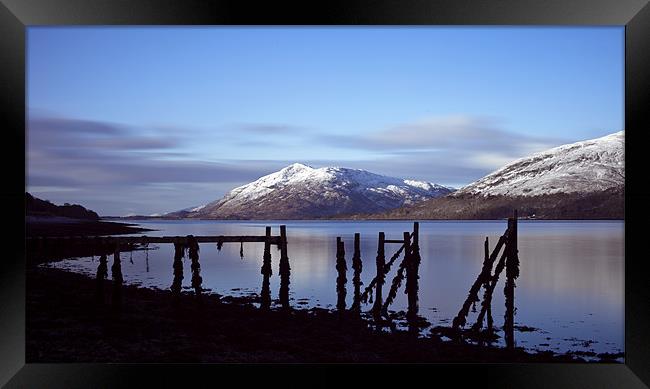 Fort William Jetty Framed Print by Nick English