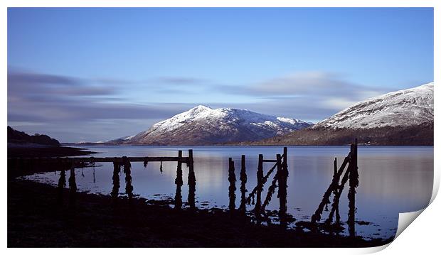 Fort William Jetty Print by Nick English