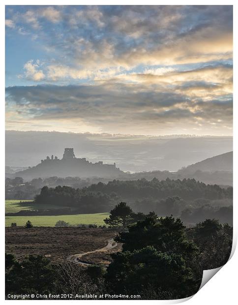 Road to the Castle Print by Chris Frost
