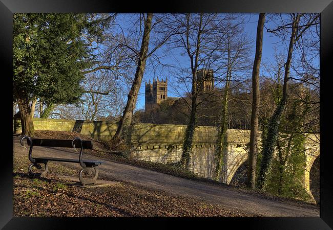 Durham Prebends Bridge and Cathedral Framed Print by Kevin Tate
