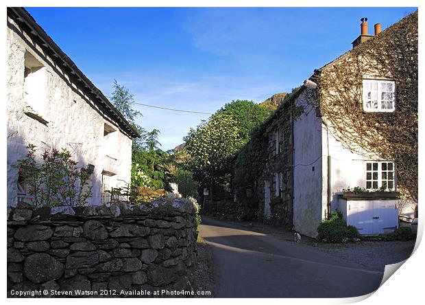 Stonethwaite Print by Steven Watson