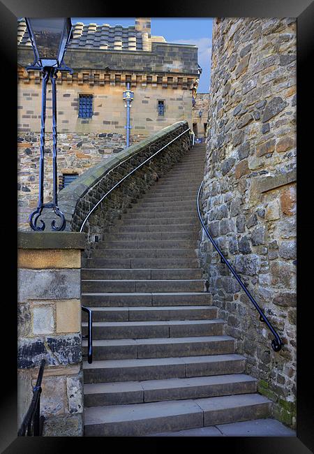 The Lang Stairs Framed Print by Tom Gomez