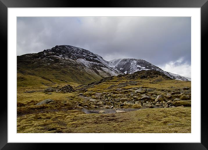 Great Gable Framed Mounted Print by Northeast Images