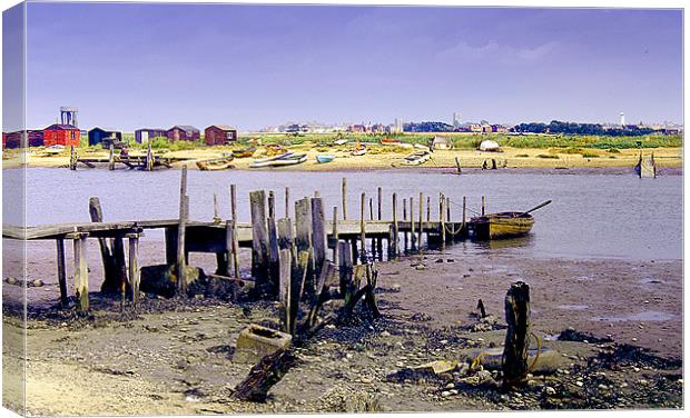 Coastal Scene Canvas Print by Derek Vines