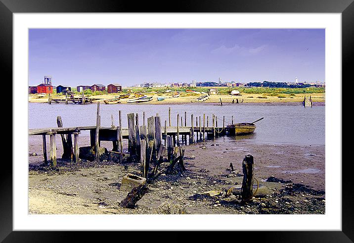 Coastal Scene Framed Mounted Print by Derek Vines