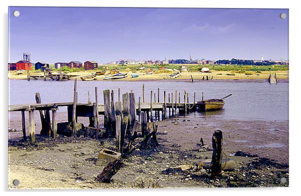 Coastal Scene Acrylic by Derek Vines