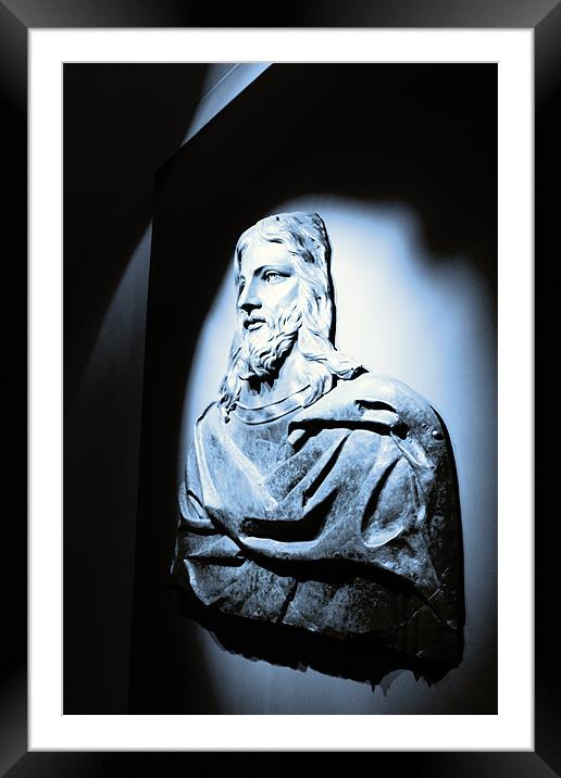 Christus Framed Mounted Print by Marco Artmann